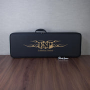 ESP Custom Shop Exhibition EXL M-II DX FR Electric Guitar - Sea Serpent Blue / Sunset Coast - #E3041252