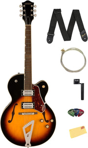 Gretsch G2420 Streamliner Hollow Body Electric Guitar - Aged Brooklyn Burst w/ Strap