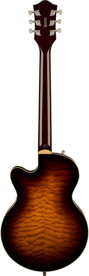 Gretsch G5655T-QM Electromatic Center Block Jr. Single-Cut Semi-Hollow Body Electric Guitar - Sweet Tea w/ Strap