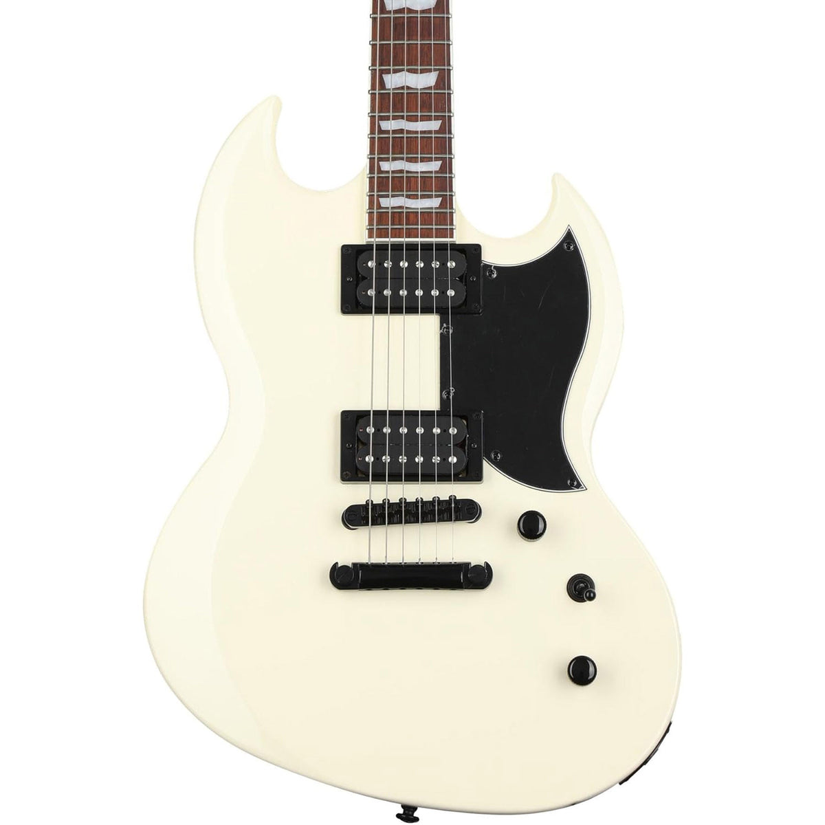 ESP LVIPER256OW 6 String LTD Viper 256 Electric Guitar - Olympic White, Right