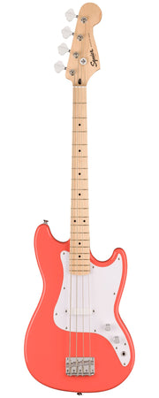Fender Squier Sonic Bronco Bass - Tahitian Coral w/ Rumble 15 Amplifier