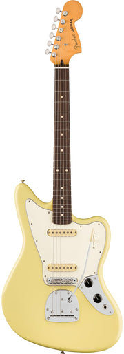 Fender Player II Jaguar - Hialeah Yellow w/ Cleaning Kit