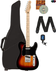 Fender Squier Affinity Telecaster - 3 Color Sunburst w/ Gig Bag