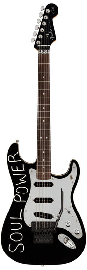 Fender Tom Morello Stratocaster - Black w/ Guitar Cleaning Kit