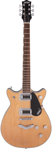Gretsch G5222 Electromatic Double Jet BT Electric Guitar with V-Stoptail - Aged Natural w/ Strap