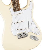 Fender Squier Affinity Stratocaster, Laurel - Olympic White w/ Gig Bag