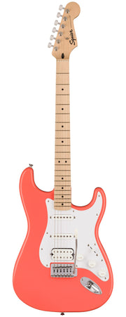 Fender Squier Sonic Stratocaster HSS - Tahititan Coral w/ Frontman 10G Amplifier