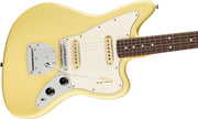 Fender Player II Jaguar - Hialeah Yellow w/ Cleaning Kit