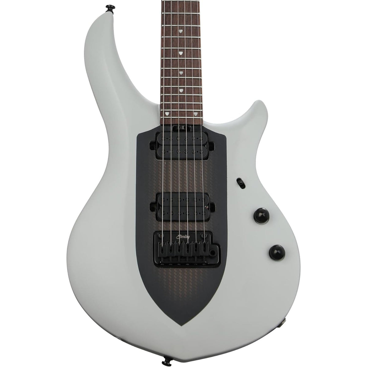 Sterling By Music Man MAJ100 John Petrucci Signature Electric Guitar -Chalk Grey