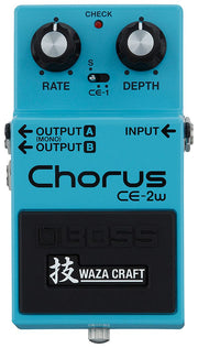 Boss CE-2W Waza Craft Chorus w/ Instrument Cables