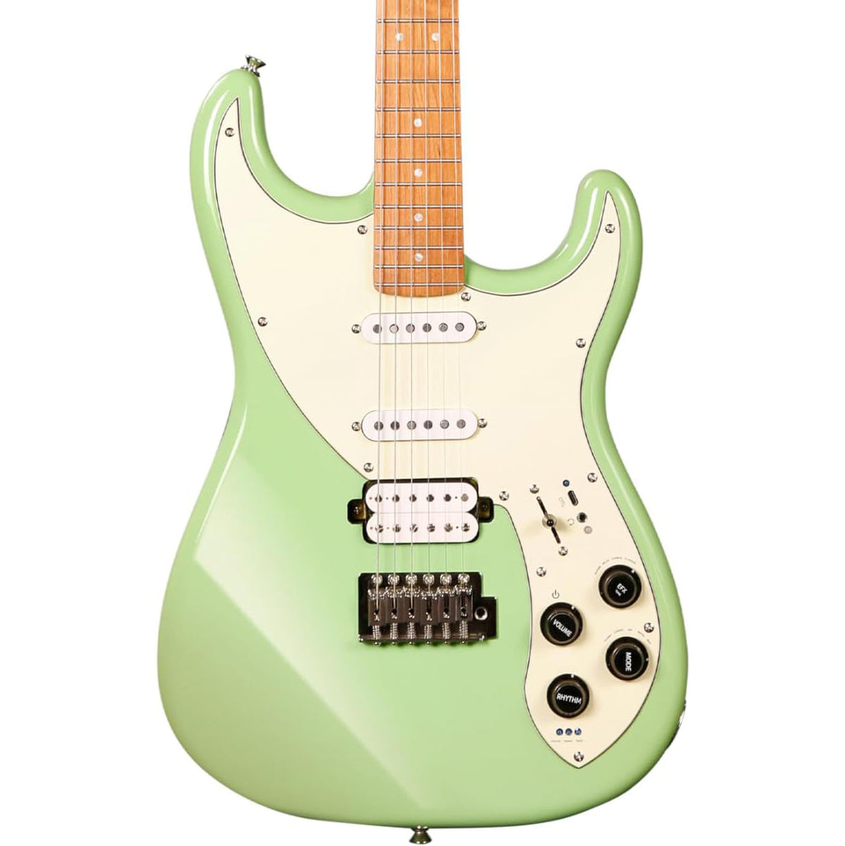 Tyma E7 HSS Electric Smart Guitar - Lime Green