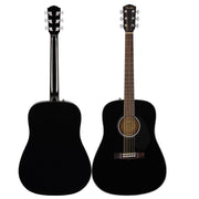 Fender FA-125 Dreadnought Acoustic Guitar - Black w/ Gig Bag
