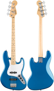 Fender Standard Jazz Bass - Aqua Marine Metallic w/ Guitar Cleaning Kit