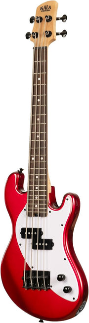 Kala Ubass SB-RD-FS - 4-String Ukulele, Right, Red