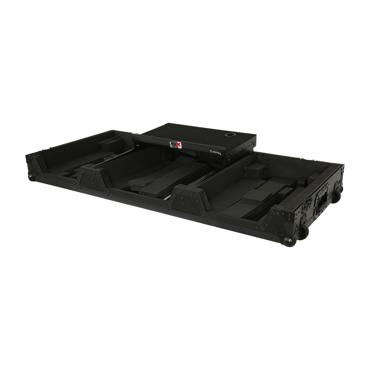 Pro X XS-CDM3KV10A9 WLTBL with Laptop Shelf and Low Profile Wheels - Black
