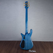 Spector Euro 5 LT 5-String Bass Guitar - Exotic Poplar Burl Blue Fade - CHUCKSCLUSIVE - #]C121SN 21056