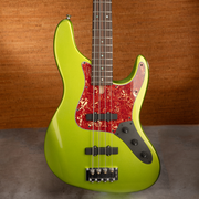 Brubaker JXB-4 Standard Bass Guitar - Green Metallic