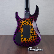 Badlands GX1 Hellcat HSS Electric Guitar - Sunset Leopard With Keeley Limited Edition Hellcat Caverns Delay/Reverb Effects Pedal - #US24LPB0008