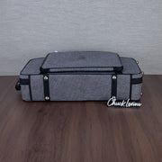 Marcus Bonna Double Case for Alto and Soprano Sax with Curved Detachable Neck - Cationic Gray