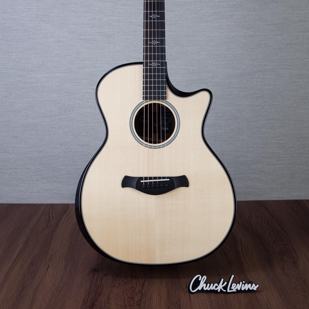 Taylor Custom Shop Gold Label Grand Auditorium Figured Rosewood/ Lutz Spruce Acoustic Electric Guitar - CHUCKSCLUSIVE - #1204216099