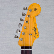 Fender Custom 1961 Stratocaster Electric Guitar Super Heavy Relic - Blue Sparkle over 3-Color Sunburst - #CZ587365