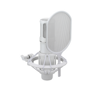 Yamaha YCM705 W Condenser Microphone with Shock Mount and Pop Filter - White