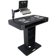 ProX XZF-DJCTBL Control Tower DJ Podium for Pioneer DDJ-REV7 XDJ-XZ FLX10 RANE Four - Black Finish