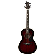 PRS SE P20 Parlor Acoustic Electric Guitar - Fire Red Burst