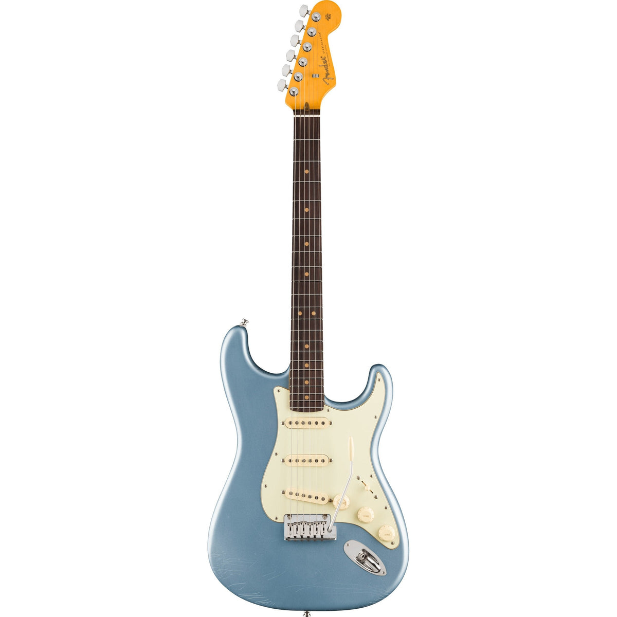 Fender American Ultra Luxe Vintage '60s Stratocaster Electric Guitar - Ice Blue Metallic