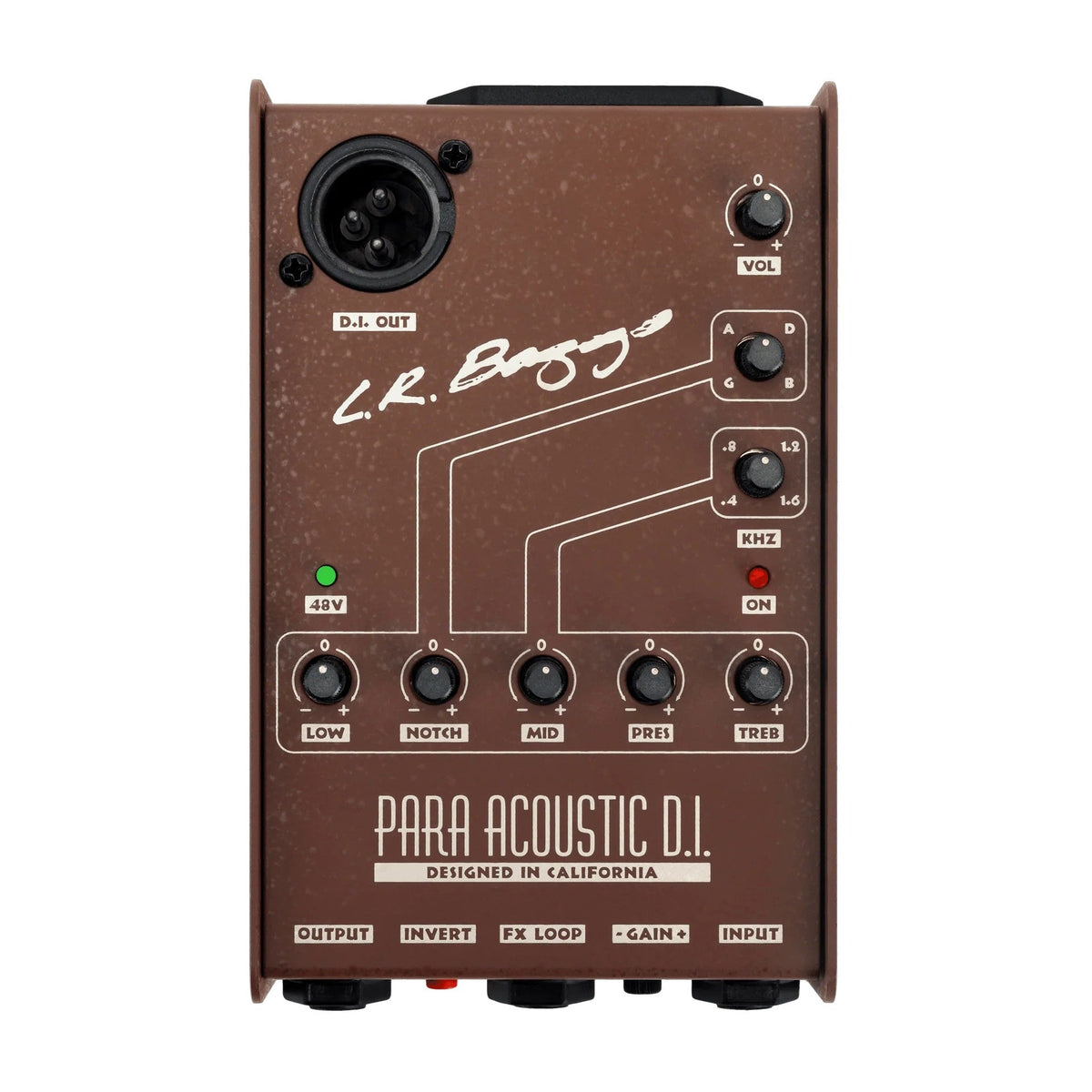 L.R. Baggs Para DI Acoustic Preamp + DI Guitar Pedal