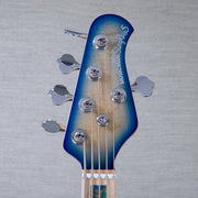 Ernie Ball Music Man Ball Family Reserve StingRay 5 HH 5-String Electric Bass Guitar - Paua Blue Burst - #F93711