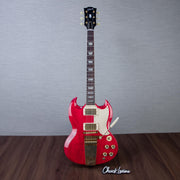 Gibson Custom Shop 1964 SG Standard Reissue Maestro Vibrola Electric Guitar, Gold Hardware - Watermelon King - CHUCKSCLUSIVE - #601384