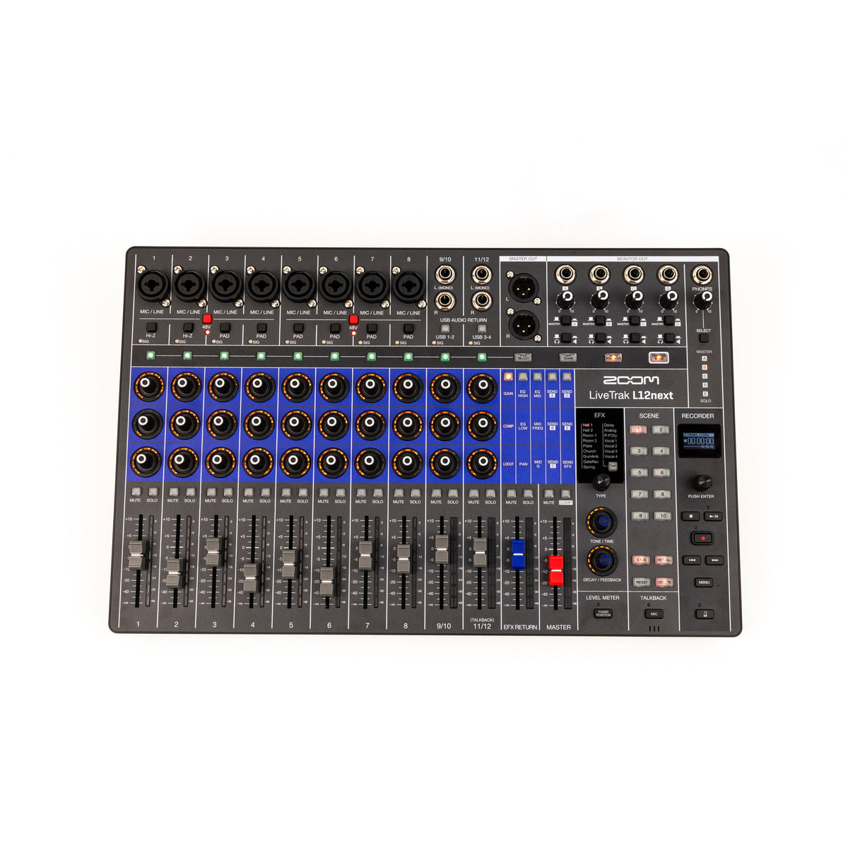 Zoom LiveTrak L12next Digital Mixer and Recorder