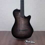 Godin MultiAc Grand Concert SA Nylon String Acoustic-Electric Guitar - Trans Black - CHUCKSCLUSIVE - #25313344