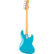 Fender American Professional II Left-Handed Jazz Bass, Maple Fingerboard - Miami Blue