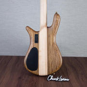 Spector Euro 4 LT Solid Korina Wings Electric Bass Guitar - Natural Satin - CHUCKSCLUSIVE - #NB23503