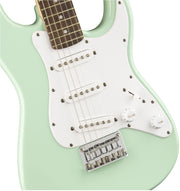 Fender Squier 3/4-Size Kids Mini Strat Electric Guitar - Surf Green w/ Amplifier