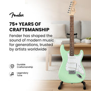 Fender Squier Stratocaster - Surf Green w/ Frontman 10G Amplifier