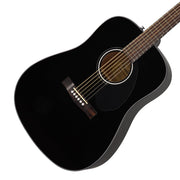 Fender FA-125 Dreadnought Acoustic Guitar - Black w/ Hard Case