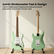 Fender Squier Stratocaster - Surf Green w/ Frontman 10G Amplifier