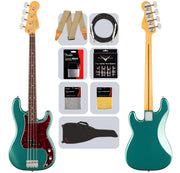 Fender American Professional Classic Precision Bass - Faded Sherwood Green Metallic w/ Cleaning Kit