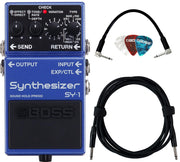 Boss SY-1 Guitar Synthesizer w/ Instrument Cables