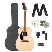 Fender California Standard Redondo Left-Handed Acoustic Guitar - Natural w/ Hard Case