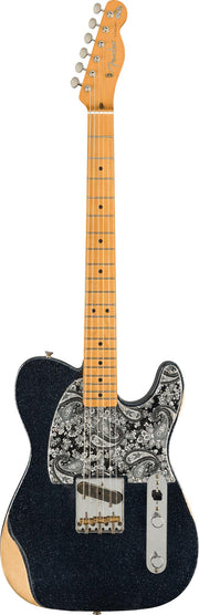 Fender Brad Paisley Esquire - Black Sparkle w/ Guitar Cleaning Kit