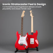 Fender Squier Stratocaster - Torino Red w/ Frontman 10G Amplifier