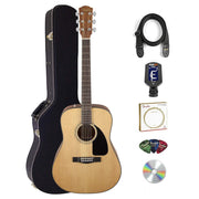 Fender CD-60 Dreadnought Acoustic Guitar - Natural w/ Hard Case