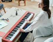 Casio CDP-S160 88-Key Compact Digital Piano - Red w/ CS-46 Stand