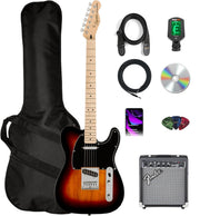 Fender Squier Affinity Telecaster - 3 Color Sunburst w/ Frontman 10G Amplifier