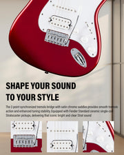 Fender Standard Stratocaster HSS - Candy Cola w/ Guitar Cleaning Kit