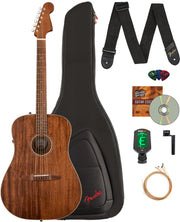 Fender Redondo Special Acoustic-Electric Guitar - Mahogany w/ Gig Bag